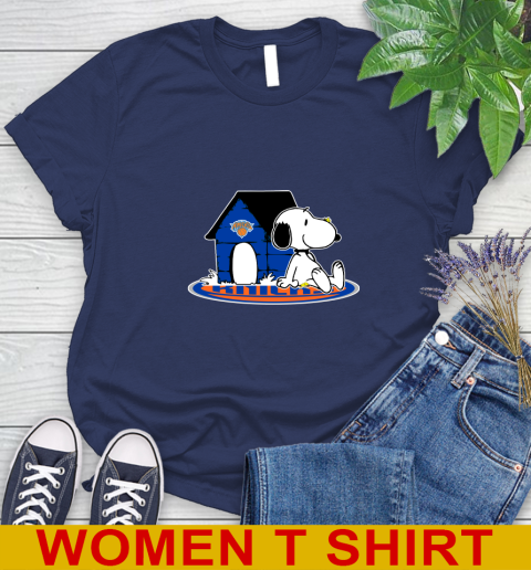 NBA Basketball New York Knicks Snoopy The Peanuts Movie Shirt Women's T-Shirt 12