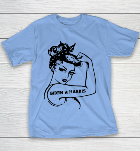 Biden Harris 2020  Joe Biden Kamala Harris Girl Empowerment Youth T-Shirt 7