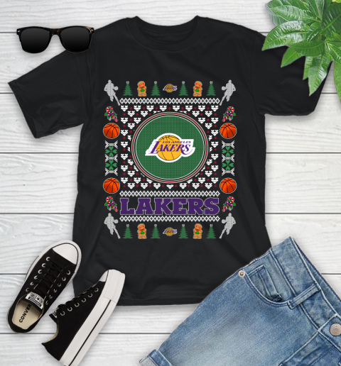 Los Angeles Lakers Merry Christmas NBA Basketball Loyal Fan Ugly Shirt 100