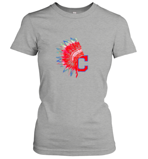acwz new cleveland hometown indian tribe vintage for baseball fans awesome ladies t shirt 20 front ash
