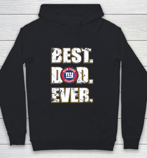 NFL New York Giants Football Best Dad Ever Family Shirt Youth Hoodie