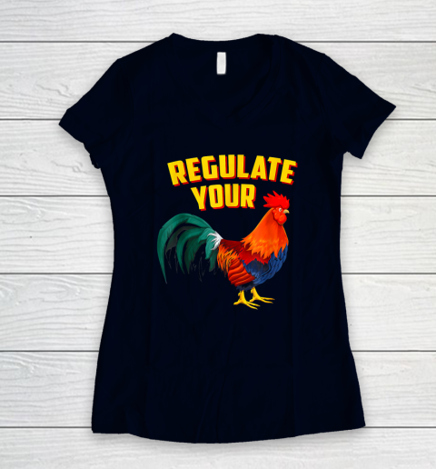 Regulate Your Dick Pro Choice Feminist Women's Rights Women's V-Neck T-Shirt 2