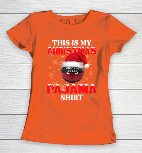 Chicago Bulls This Is My Christmas Pajama Shirt NBA Women's T-Shirt 3