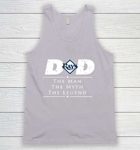 Tampa Bay Rays MLB Baseball Dad The Man The Myth The Legend Tank Top 3