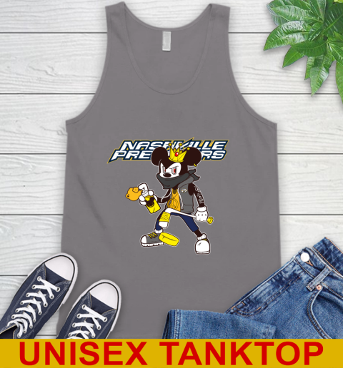 Nashville Predators NHL Hockey Mickey Peace Sign Sports Tank Top 7