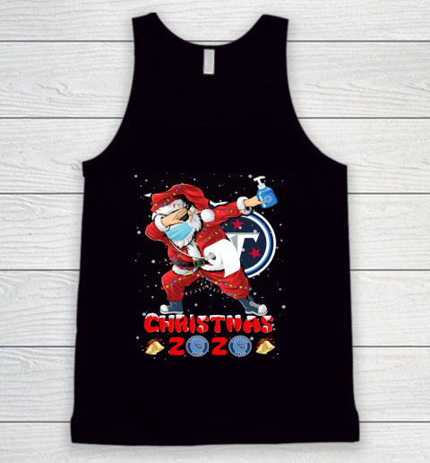 Tennessee Titans Funny Santa Claus Dabbing Christmas 2020 NFL Tank Top