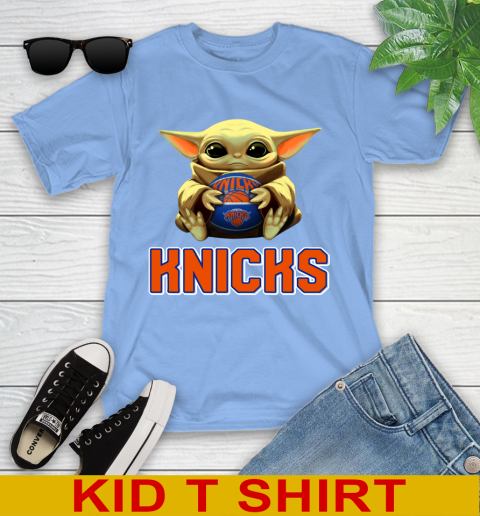 NBA Basketball New York Knicks Star Wars Baby Yoda Shirt 111