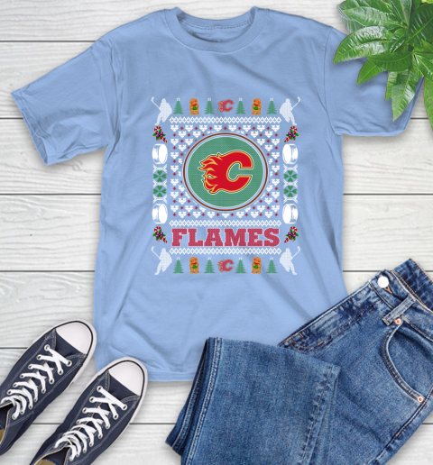 Calgary Flames Merry Christmas NHL Hockey Loyal Fan Ugly Shirt 12