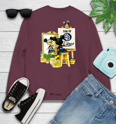 MLB Baseball San Diego Padres Mickey Drawing Shirt 108