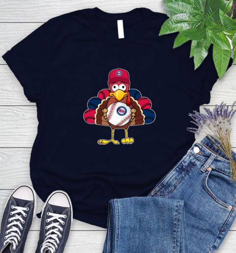 Minnesota Twins Turkey thanksgiving Women's T-Shirt 3