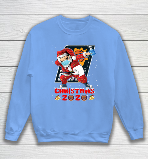 Phoenix Suns Funny Santa Claus Dabbing Christmas 2020 NBA Sweatshirt 8