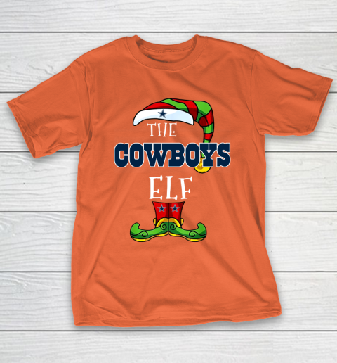 Dallas Cowboys Christmas ELF Funny NFL T-Shirt 4