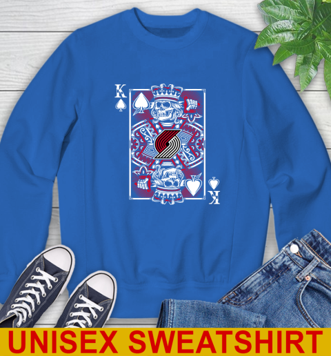 Portland Trail Blazers NBA Basketball The King Of Spades Death Cards Shirt Sweatshirt 11