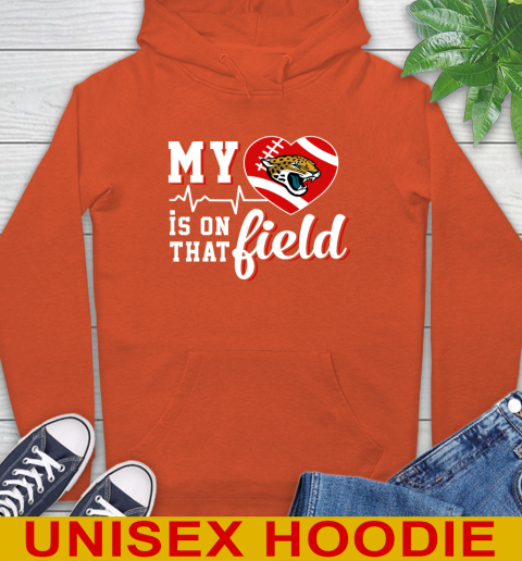 NFL My Heart Is On That Field Football Sports Jacksonville Jaguars Hoodie 4