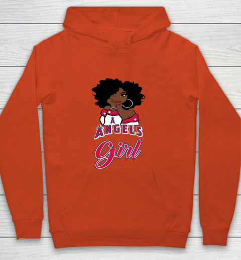 Los Angeles Angelss Girl MLB Youth Hoodie 4