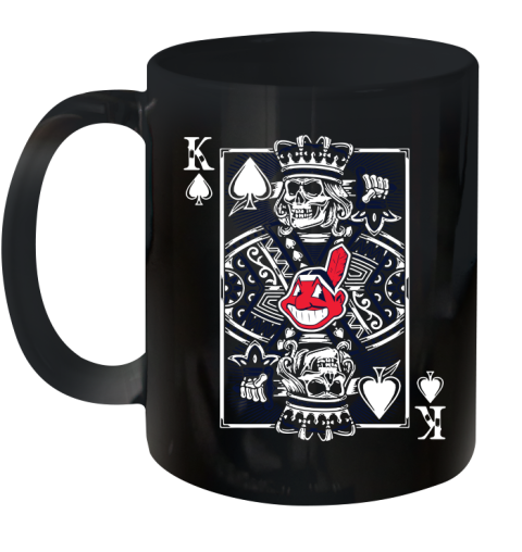 Cleveland Indians MLB Baseball The King Of Spades Death Cards Shirt Ceramic Mug 11oz