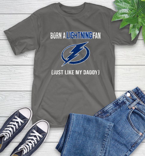 NHL Tampa Bay Lightning Hockey Loyal Fan Just Like My Daddy Shirt T-Shirt 11
