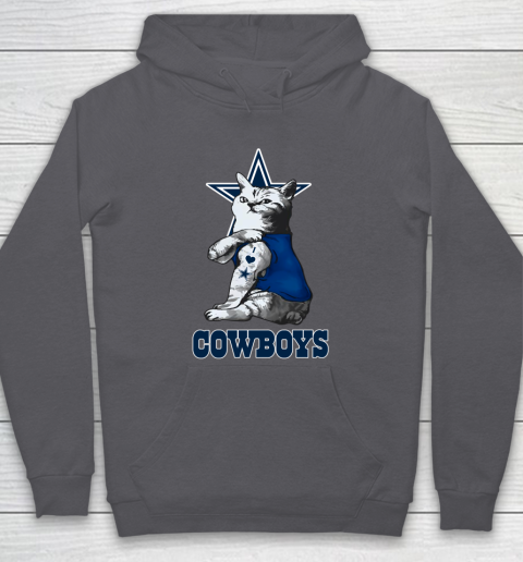 NFL Football My Cat Loves Dallas Cowboys Hoodie 4