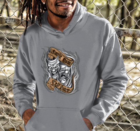 Clown Smile Now Cry Later Hoodie nqz5 clown smile now cry later hoodie 23 front dark heather