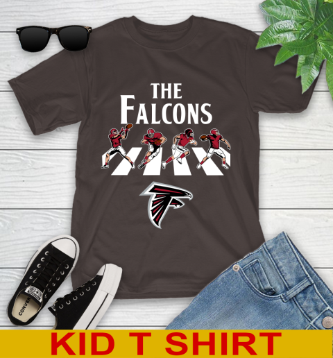 NFL Football Atlanta Falcons The Beatles Rock Band Shirt Youth T-Shirt 6
