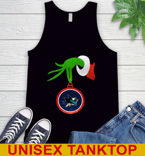 San Jose Sharks Grinch Merry Christmas NHL Hockey Tank Top 2