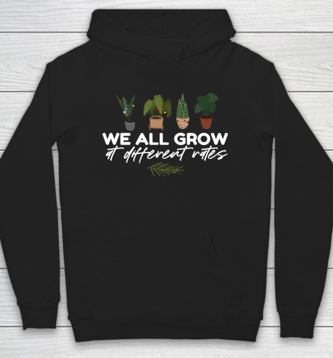We All Grow At Different Rates, Special Education Teacher Autism Awareness Hoodie