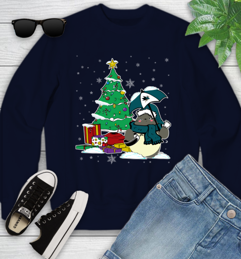 St.Louis Blues NHL Hockey Cute Tonari No Totoro Christmas Sports (2) Youth Sweatshirt 2