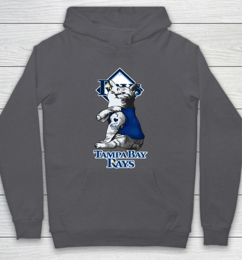 MLB Baseball My Cat Loves Tampa Bay Rays Hoodie 4