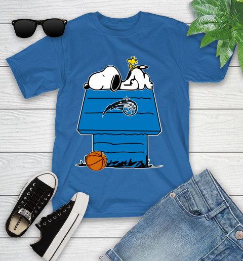 Orlando Magic NBA Basketball Snoopy Woodstock The Peanuts Movie Youth T-Shirt 9