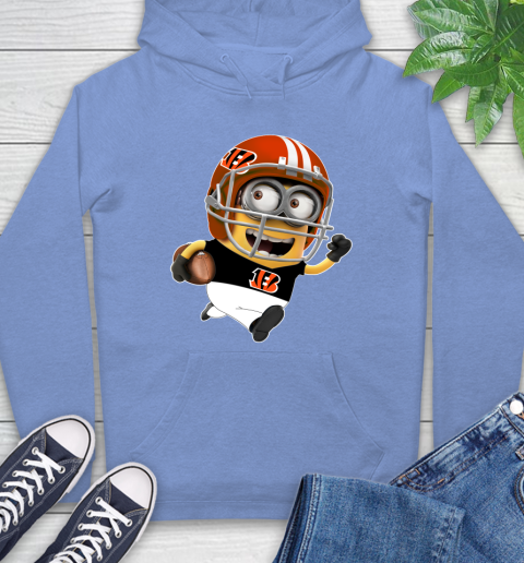NFL Cincinnati Bengals Minions Disney Football Sports Hoodie 11