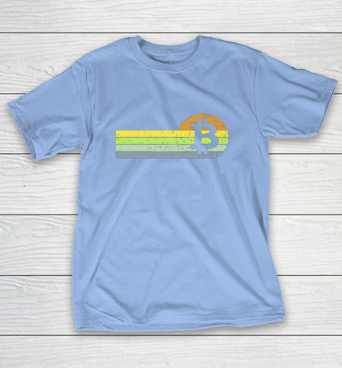 Bitcoin BTC Vintage Sunset Crypto Cryptocurrency Blockchain T-Shirt 10