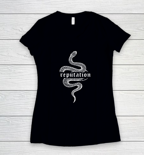 Snake Reputation In The World Women's V-Neck T-Shirt