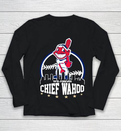 Chief Wahoo Shirt Cleveland Indians 1915 Forever Youth Long Sleeve