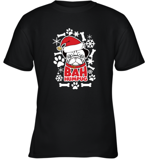 Bah Humpug Ugly Christmas Holiday Adult Crewneck Youth T-Shirt