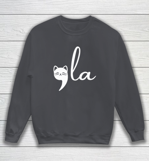 Cat Comma La Kamala Harris For President 2024 Election Sweatshirt 3