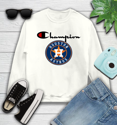 MLB Baseball Houston Astros Champion Shirt Youth Sweatshirt