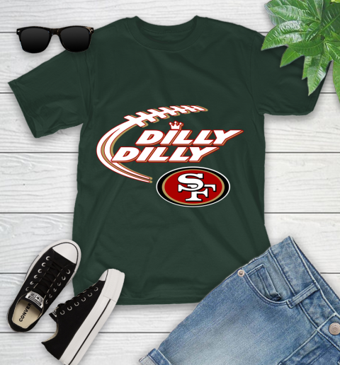 NFL San Francisco 49ers Dilly Dilly Football Sports Youth T-Shirt 5