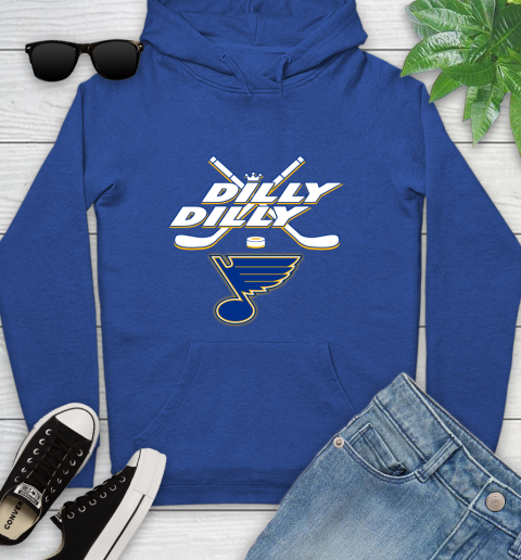 NHL St.Louis Blues Dilly Dilly Hockey Sports Youth Hoodie 9