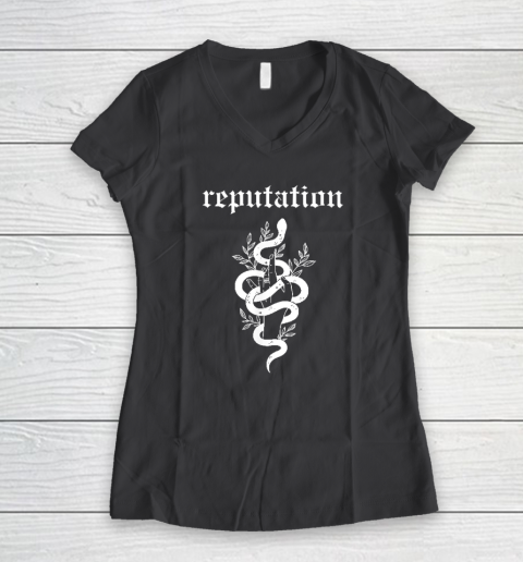 Snake Reputation In The World Women's V-Neck T-Shirt 4