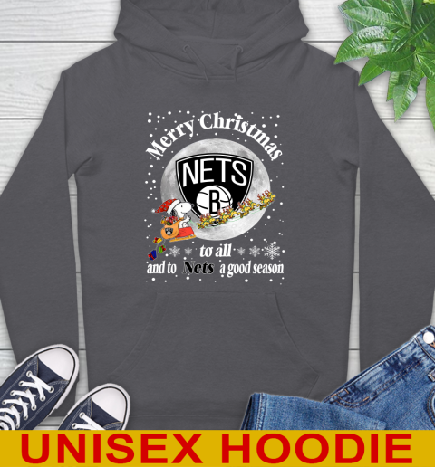 Brooklyn Nets Merry Christmas To All And To Nets A Good Season NBA Basketball Sports Hoodie 7