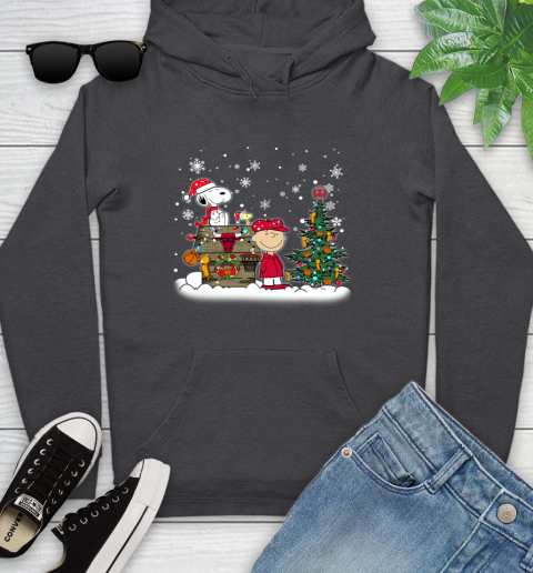 Chicago Bulls NBA Basketball Christmas The Peanuts Movie Snoopy Championship Youth Hoodie 8
