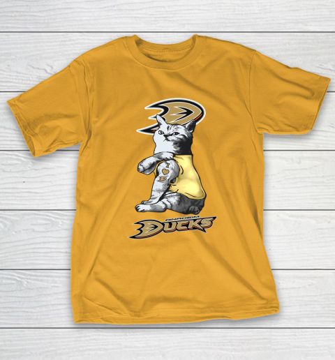 NHL My Cat Loves Anaheim Ducks Hockey T-Shirt 2