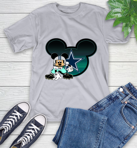 NFL Dallas Cowboys Mickey Mouse Disney Football T Shirt T-Shirt 6