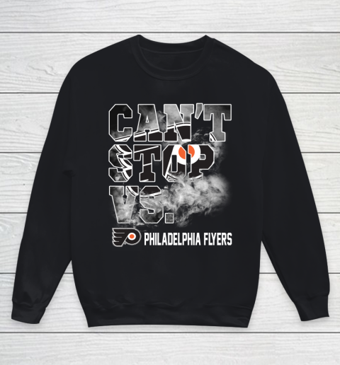 NHL Philadelphia Flyers Hockey Can't Stop Vs Youth Sweatshirt