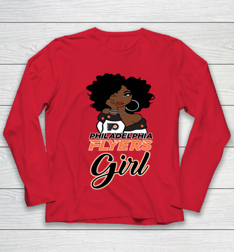 Philadelphia Flyers Girl NHL Youth Long Sleeve 10
