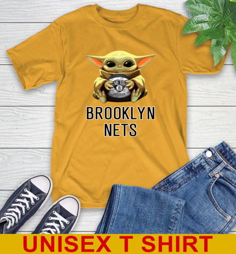 NBA Basketball Brooklyn Nets Star Wars Baby Yoda Shirt 3