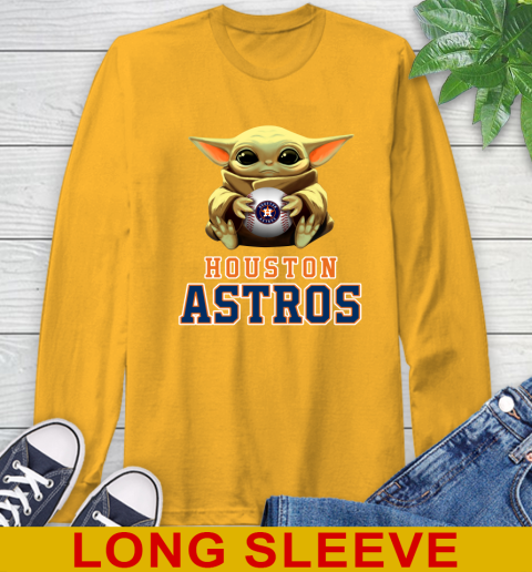 MLB Baseball Houston Astros Star Wars Baby Yoda Shirt 60