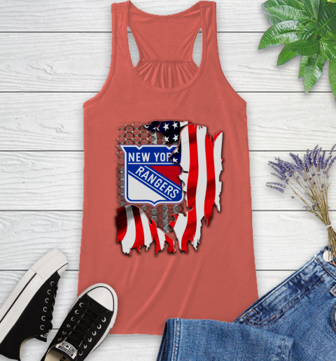New York Rangers NHL Hockey American Flag Racerback Tank 3