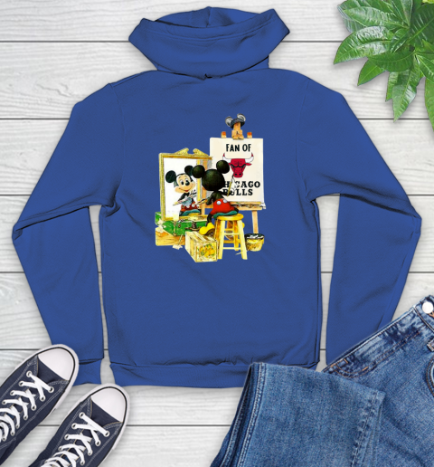 NBA Basketball Chicago Bulls Mickey Drawing Shirt 131