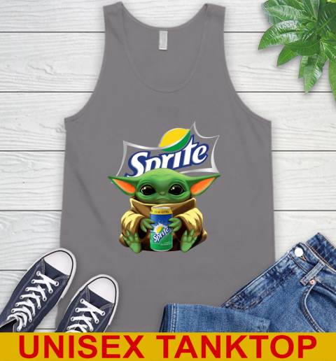 Star Wars Baby Yoda Hugs Sprite Soft Drink Shirt 76